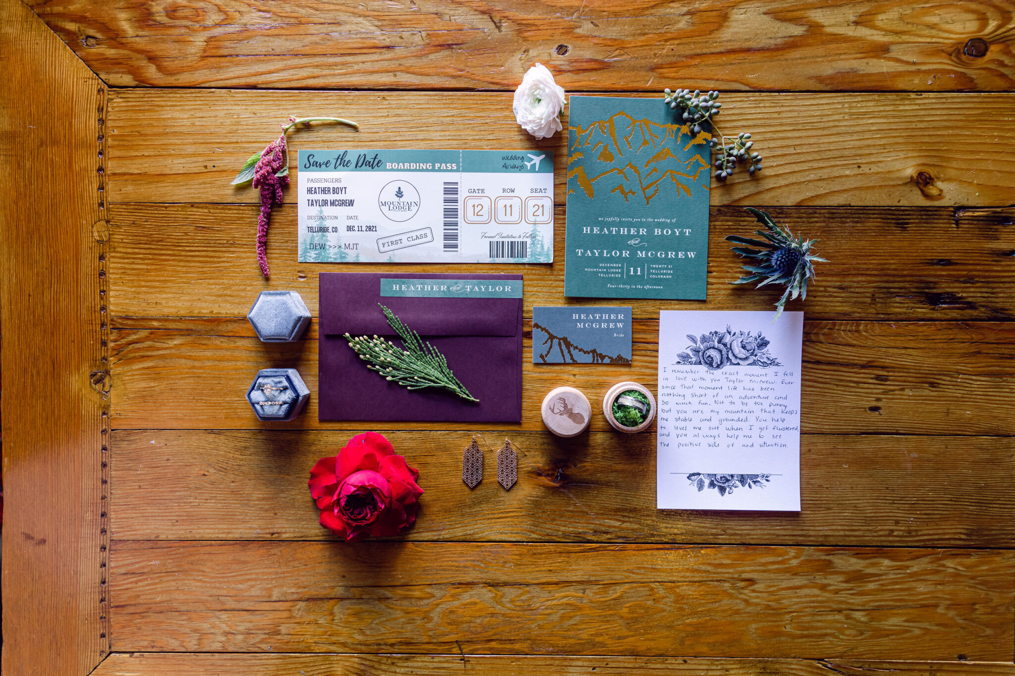 destination wedding florist colorado utah texas